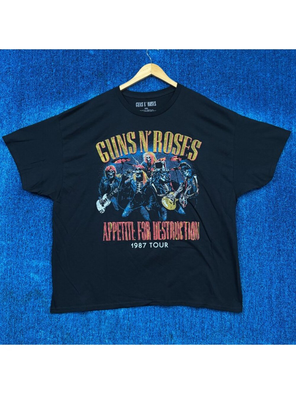 Guns N Roses Appetite forDestruction 1987 Rock Tour Tee XXL